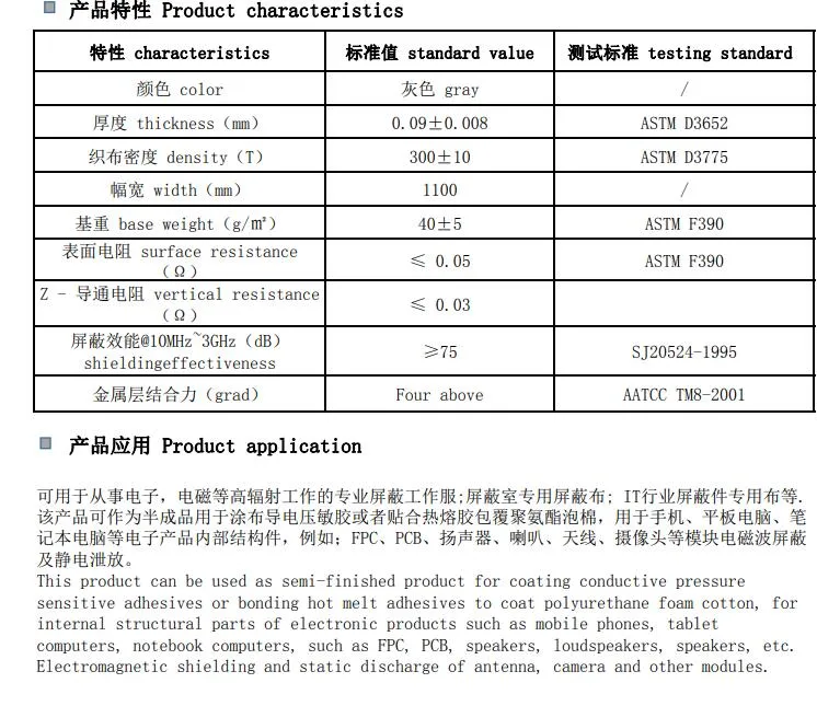 25%off RFID Shielding Anti-Radiation Signal Shielding Fabric Block WiFi/RF Copper Fabric Conductive Magnetic Copper/Nickel Protection