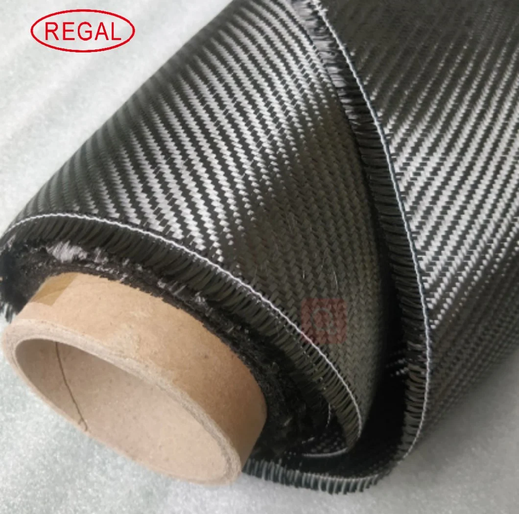 3K 200GSM Twill Carbon Fiber Manufacturer Fabric Fire Resistant 2*2 Carbon Fiber Fabric for Car Hood Production