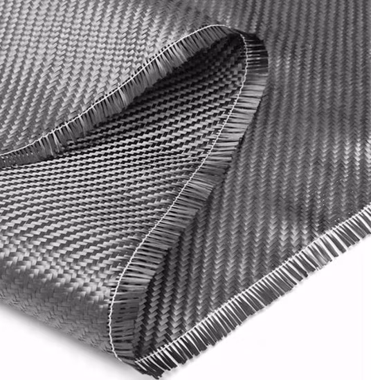Tecido de fibra de carbono 3K Kevlar 1500d Sarja Carbono Kevlar Tecido híbrido