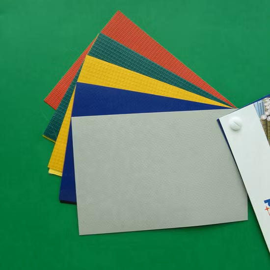 Lona de PVC laminada de tecido à prova d'água de alta qualidade para fabricação de barracas