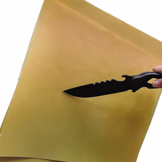 Tecido de aramida à prova de facada resistente a corte de sarja lisa de fábrica para venda
