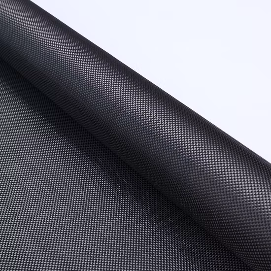 Tecido de fibra de carbono de trama simples 200GSM 3K de alto desempenho para bicicleta/capacete