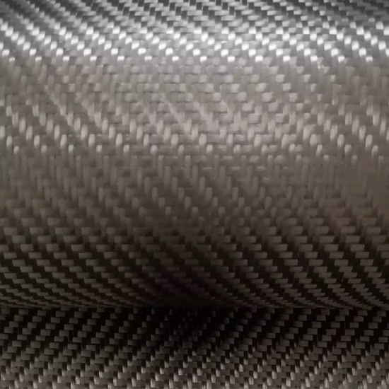 Tecido de fibra de carbono de trama simples 6K para raquetes de equipamentos esportivos
